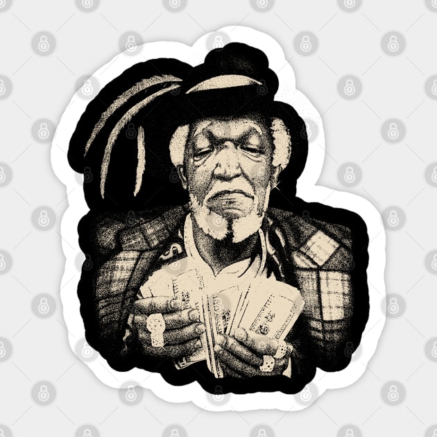 Vintage - Redd Foxx mONEY BOSS Sticker by XINNSTORE